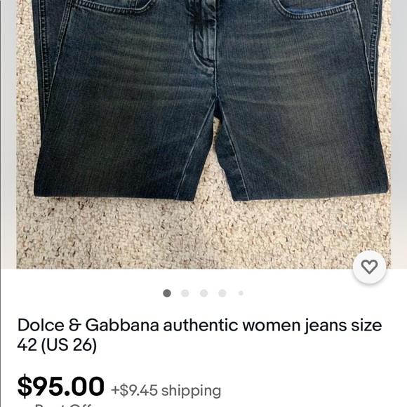 Dolce & Gabbana size 0 xs jeans - Picture 14 of 15